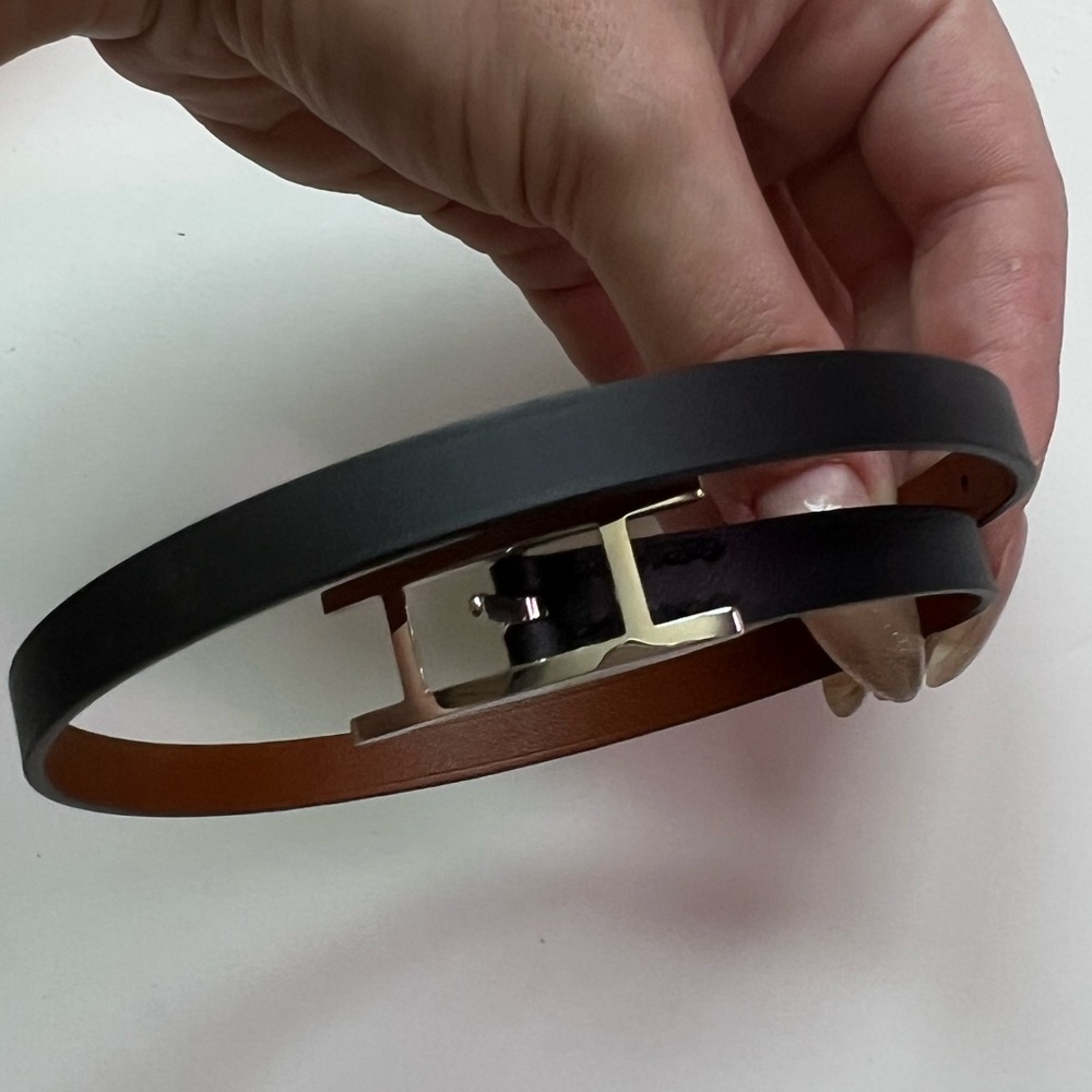 NWOT Hermes black bracelet